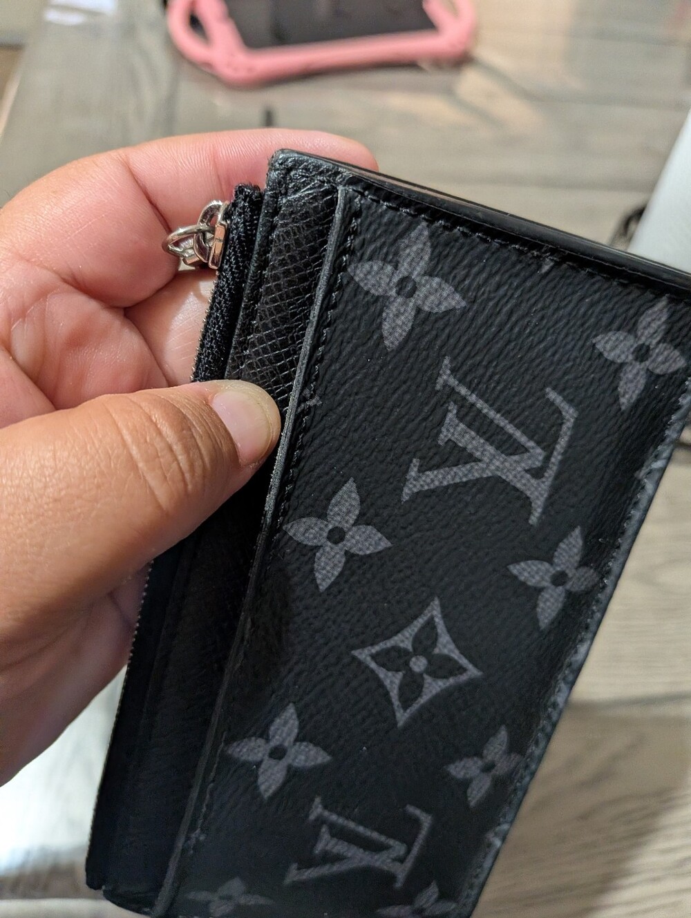 Louis Vuitton Black Monogram Card Holder Wallet - Picture 14 of 16